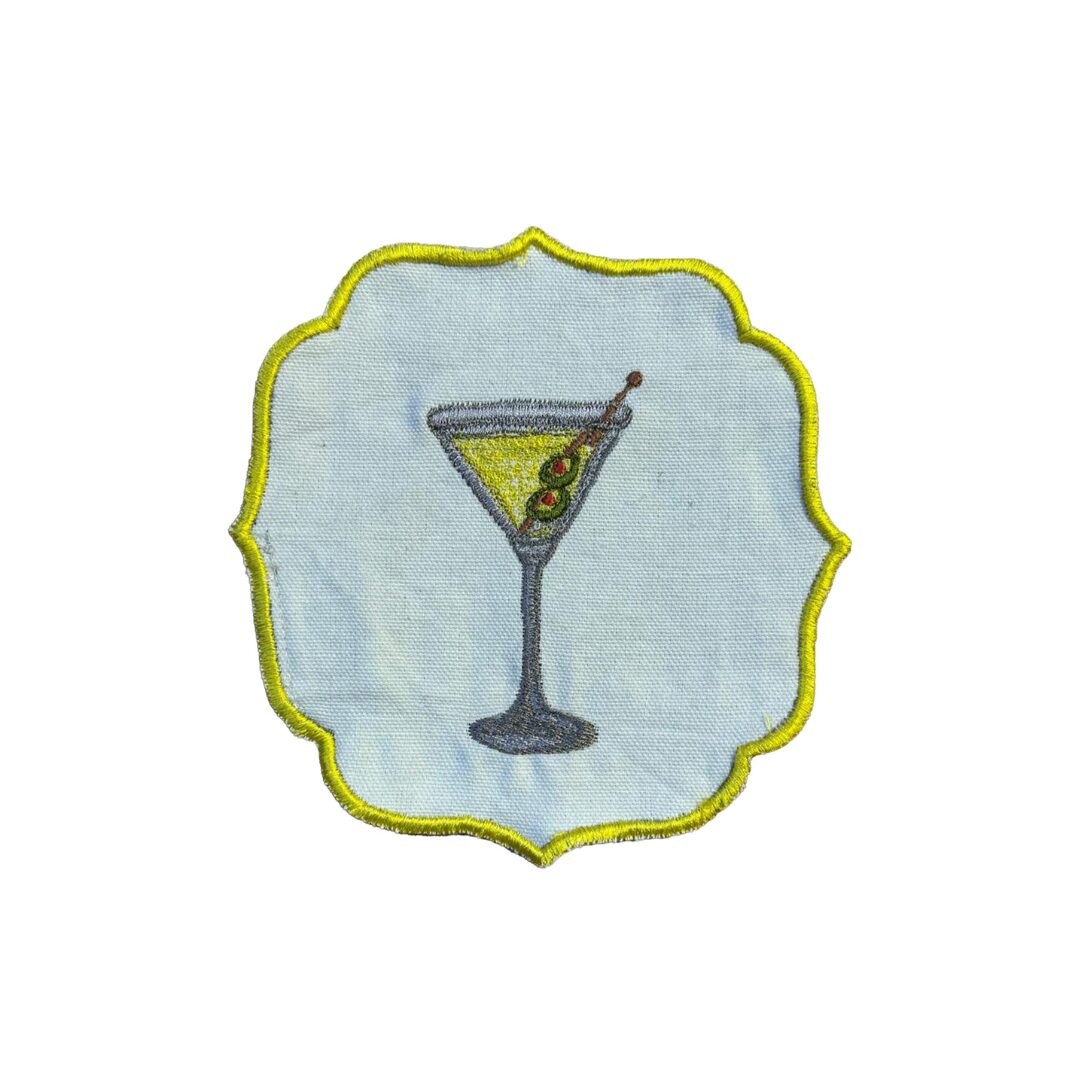 les-ottomans-hcn13-cocktailservietten-handbestickt-set-2-baumwolle image 1