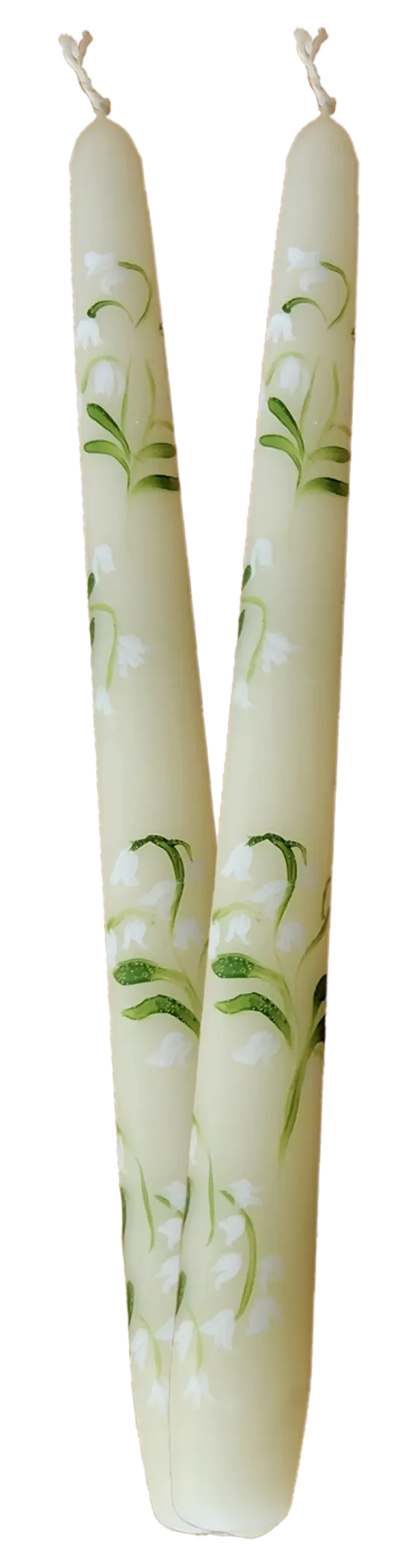 les-ottomans-lily-of-the-valley-stabkerze-handbemalt-aus-wachs image 1