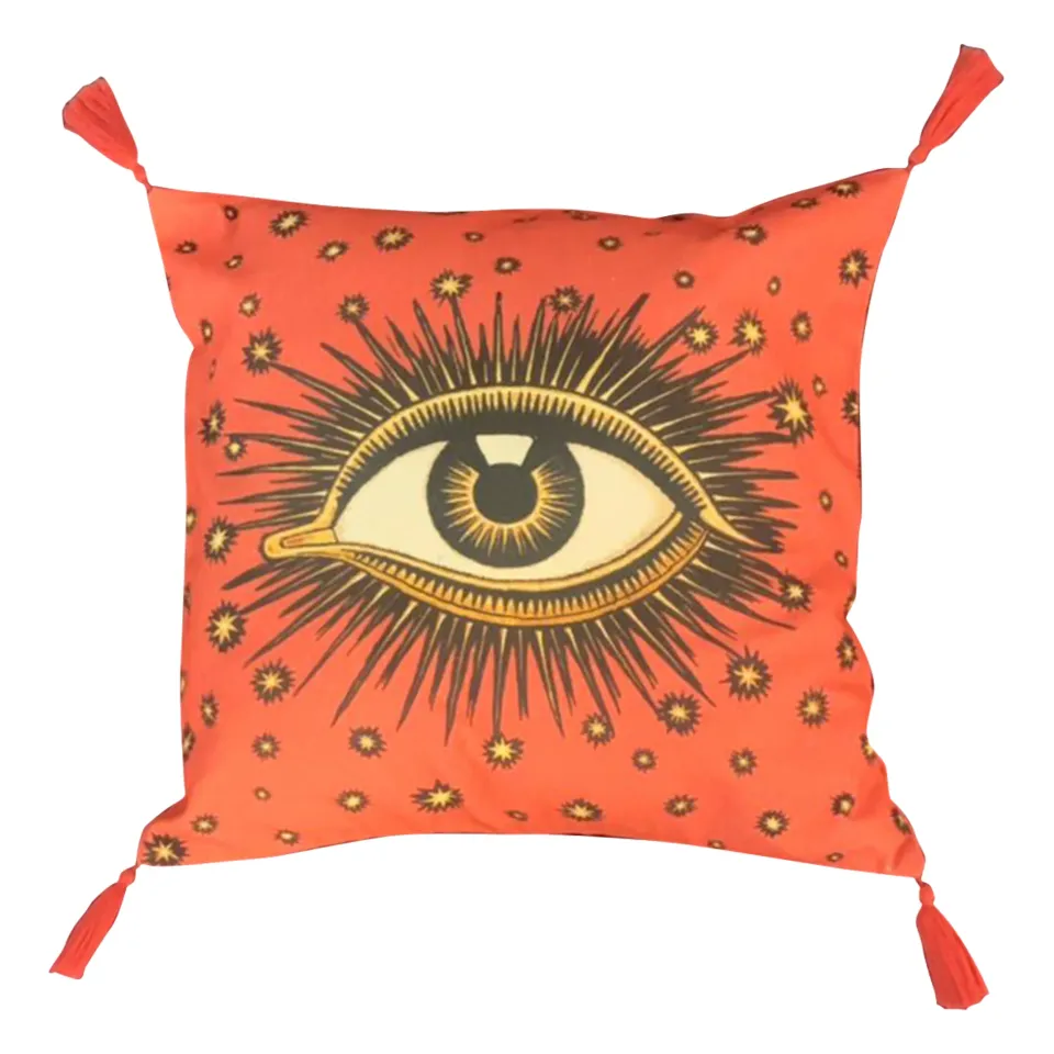 les-ottomans-baumwoll-kissenbezug-all-seeing-eye-eyc03-mit-quasten image 1