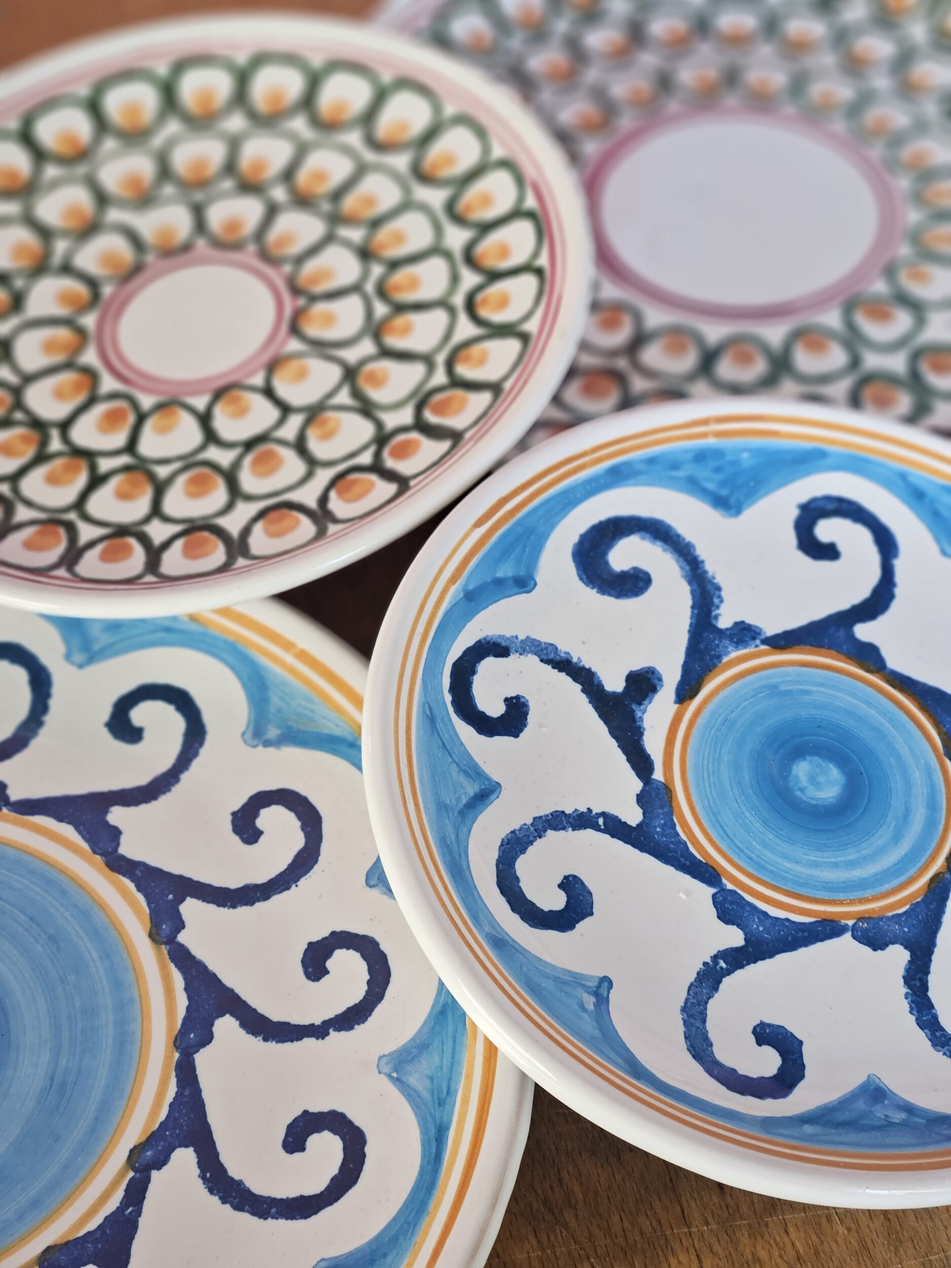 les-ottomans-handbemalte-keramikteller-set-4-st-ck image 3