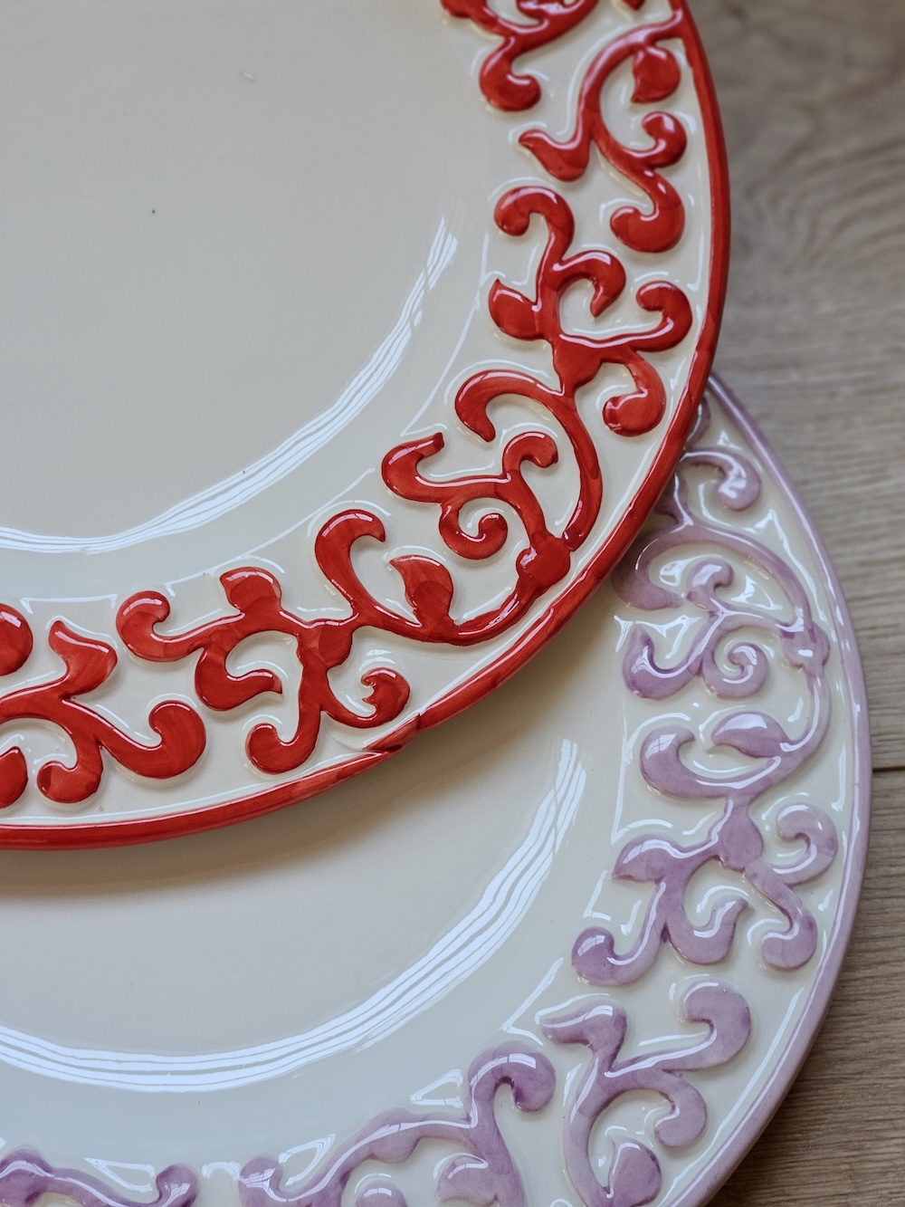 les-ottomans-essteller-keramik-handbemalt-set-2-teilig image 2