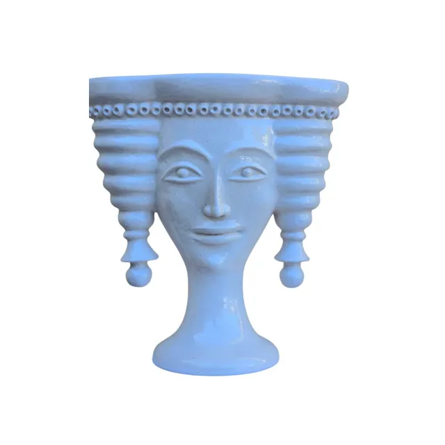 les-ottomans-vaso-scultoreo-keramikvase-07-gesicht-wei image 1