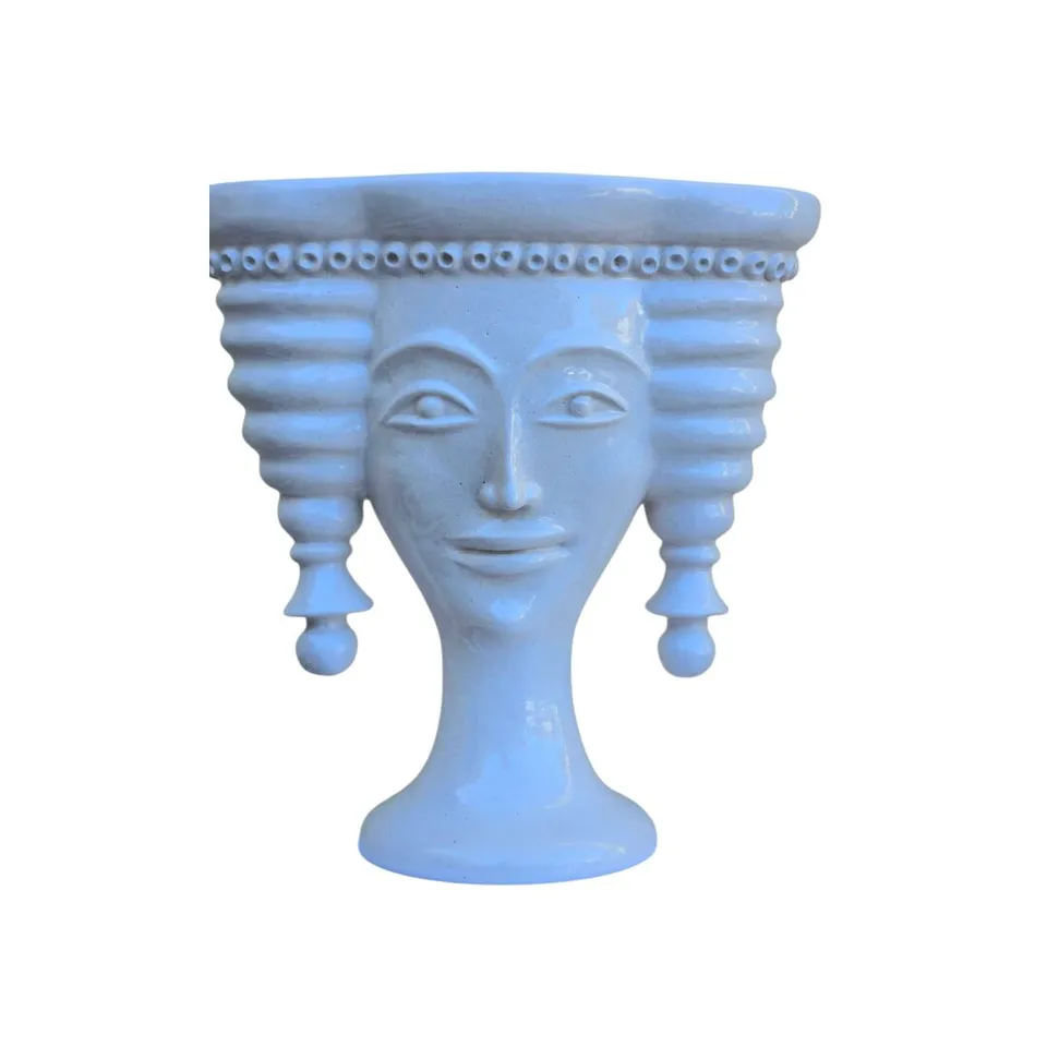 les-ottomans-vaso-scultoreo-keramikvase-07-gesicht-wei image 1