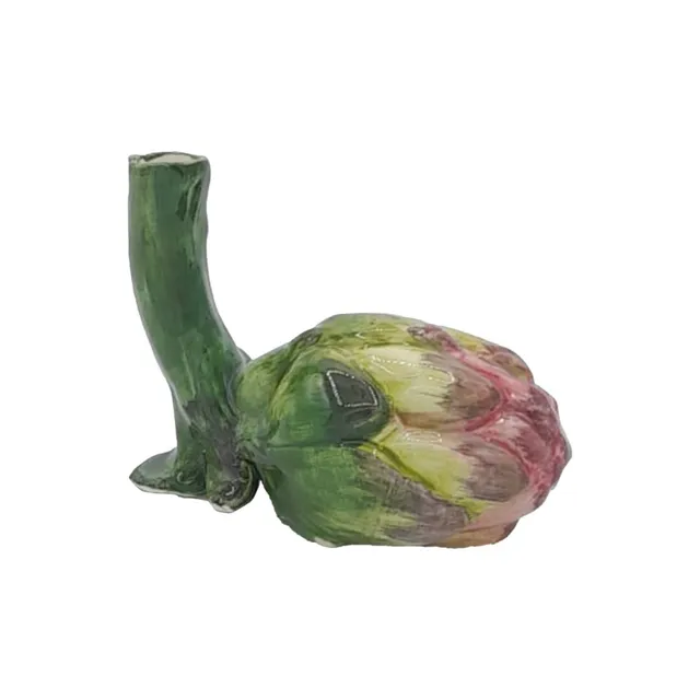 les-ottomans-carciofo-kerzenhalter-aus-keramik-handbemalt image 1