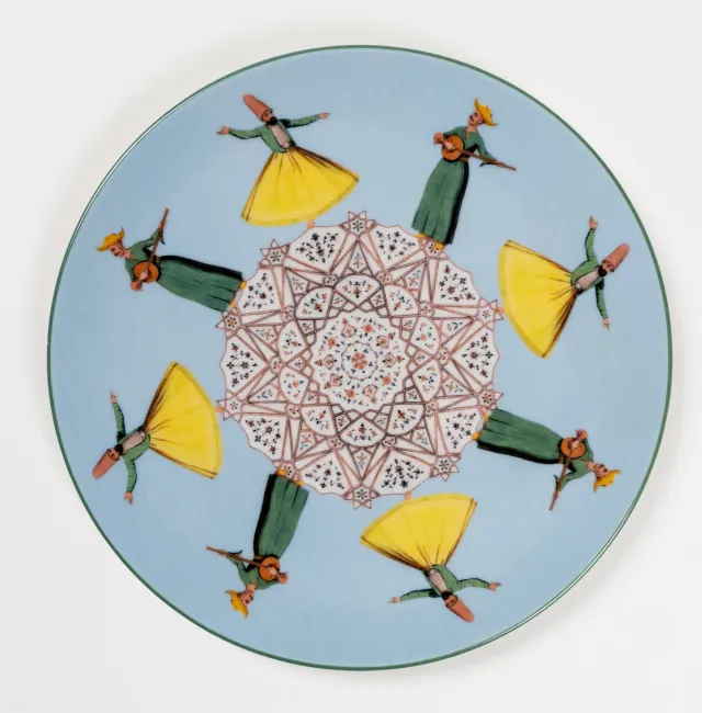les-ottomans-costantinopoli-speiseteller-porzellan-vito-nesta-2 image 1