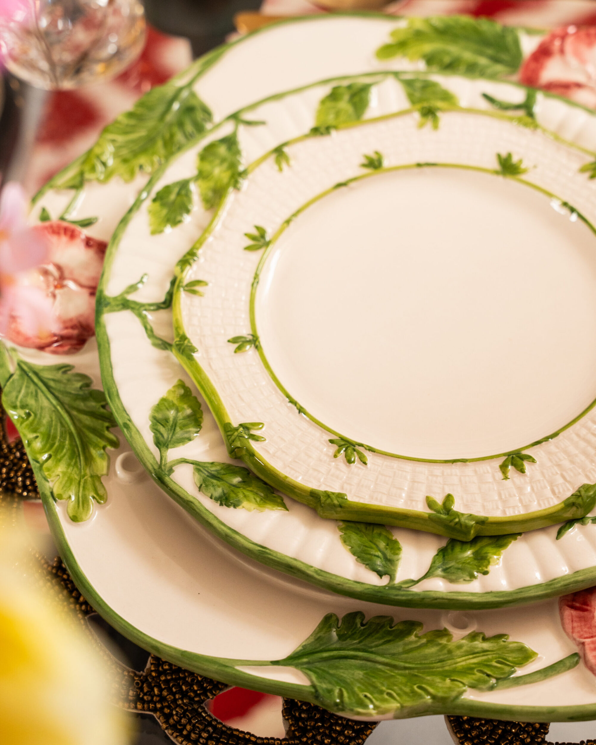 les-ottomans-greenery-grp02-keramik-speiseteller-handbemalt image 2