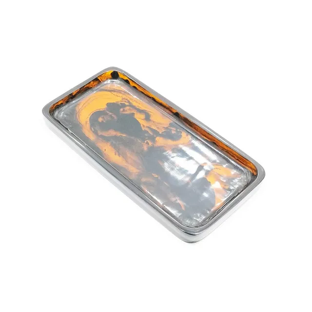 les-ottomans-grb05-tablett-aus-resin-in-braun-tortoise image 1