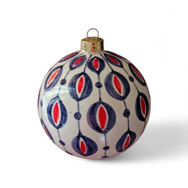 les-ottomans-cb209-christbaumkugel-aus-keramik-handbemalt image 1