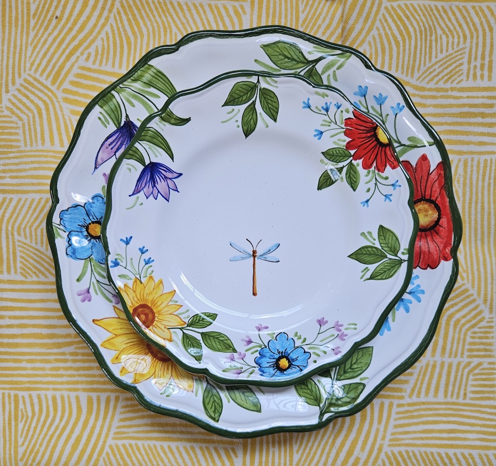 les-ottomans-floral-libelle-teller-set-aus-keramik-handbemalt-set-2 image 3
