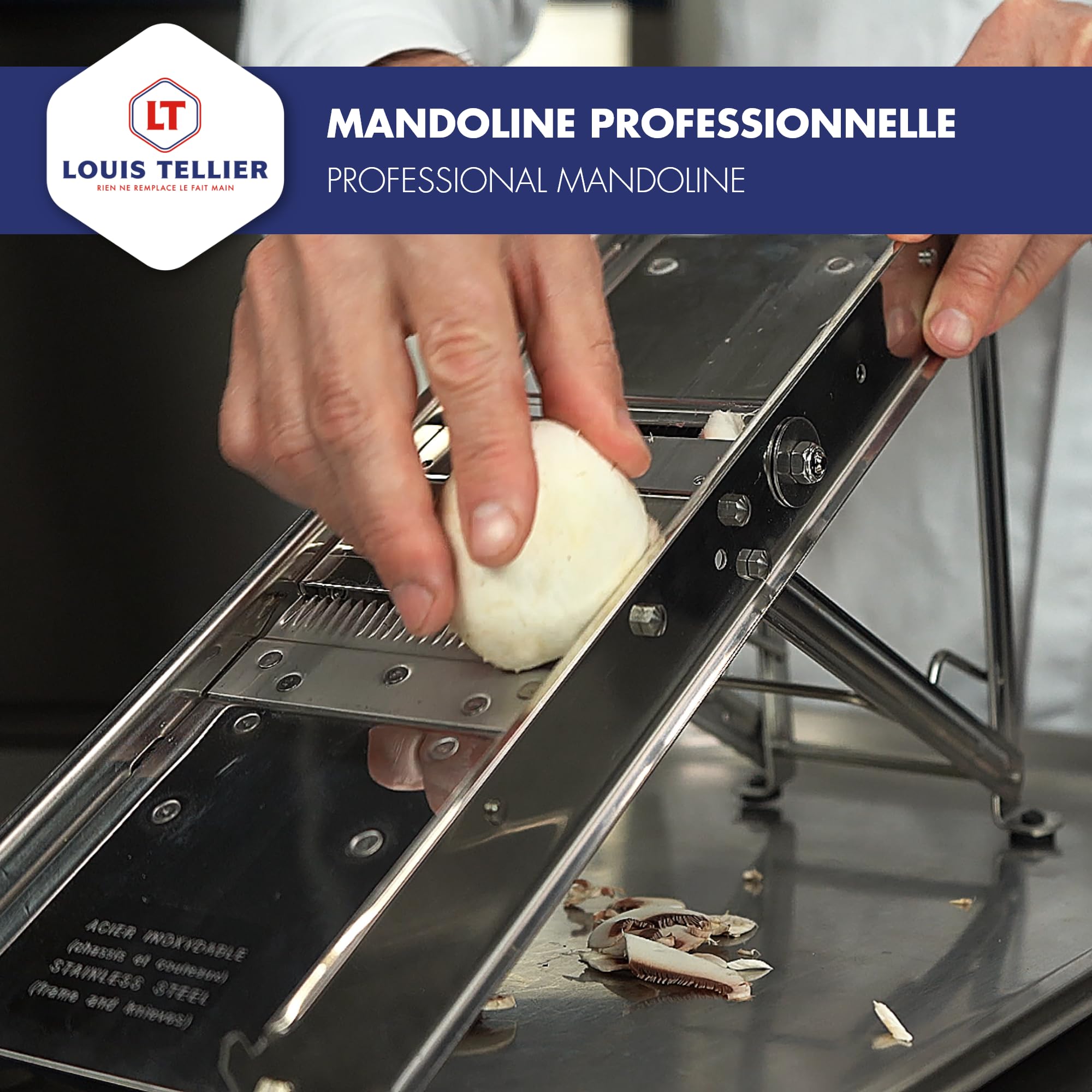 louis-tellier-bron-coucke-mandoline-edelstahl-profi-verstellbar image 5