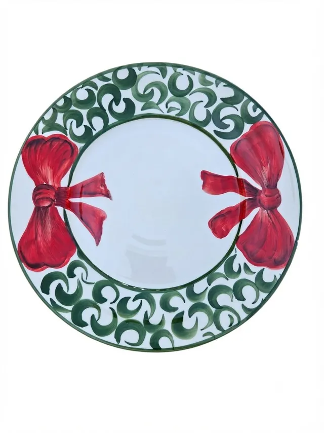 les-ottomans-natale-keramik-essteller-weihnachten-handbemalt image 1