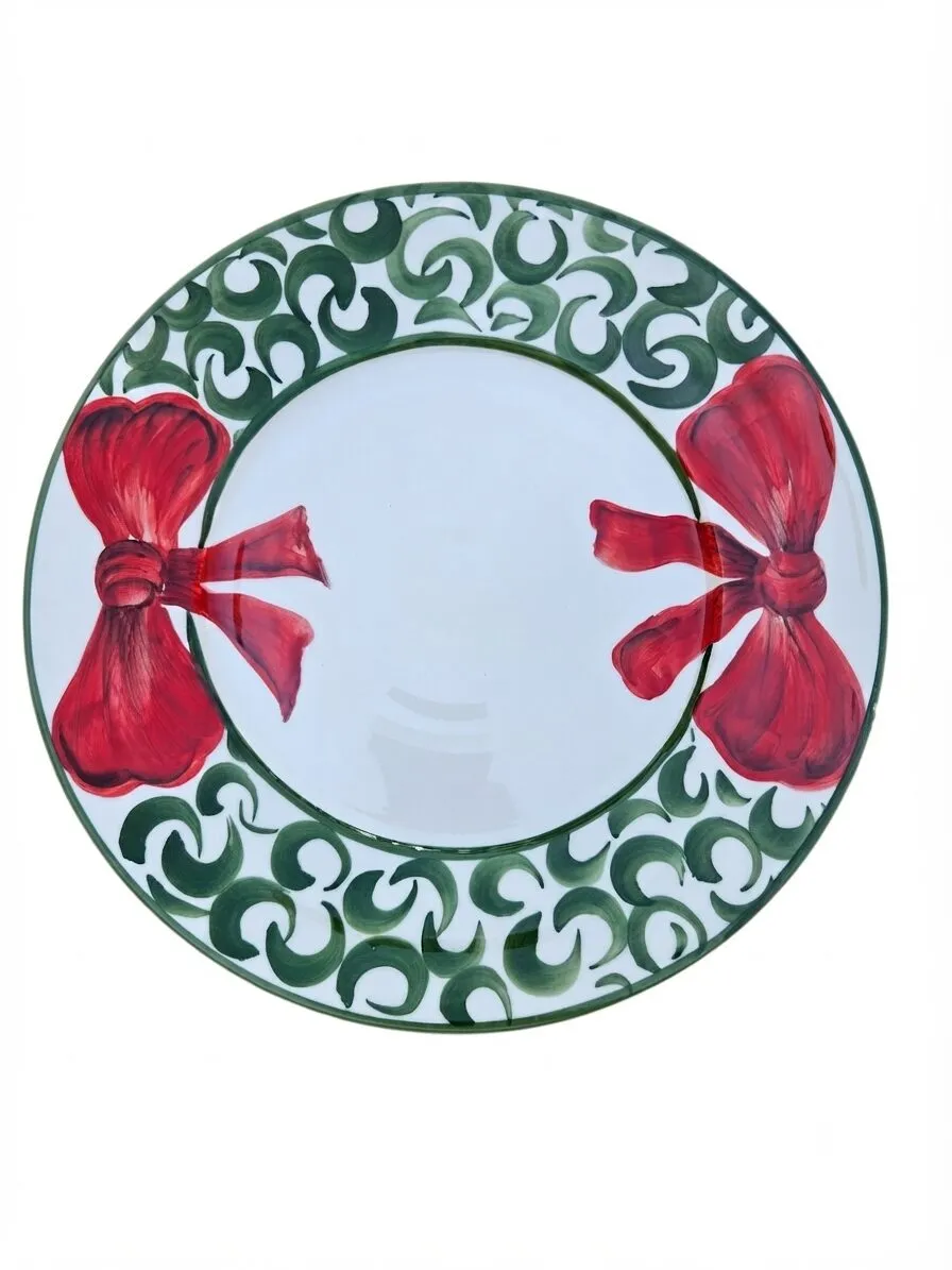 les-ottomans-natale-keramik-essteller-weihnachten-handbemalt image 1