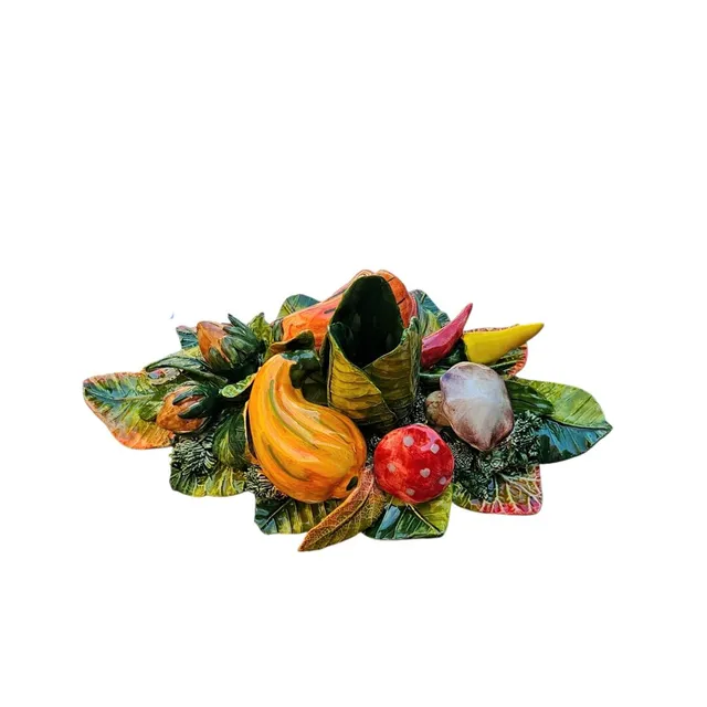 les-ottomans-portacandele-autunno-wcp04-kerzenhalter-aus-handbemalter-keramik image 1