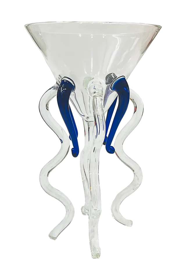 les-ottomans-cocktailglas-oktopus-blau-glas image 1