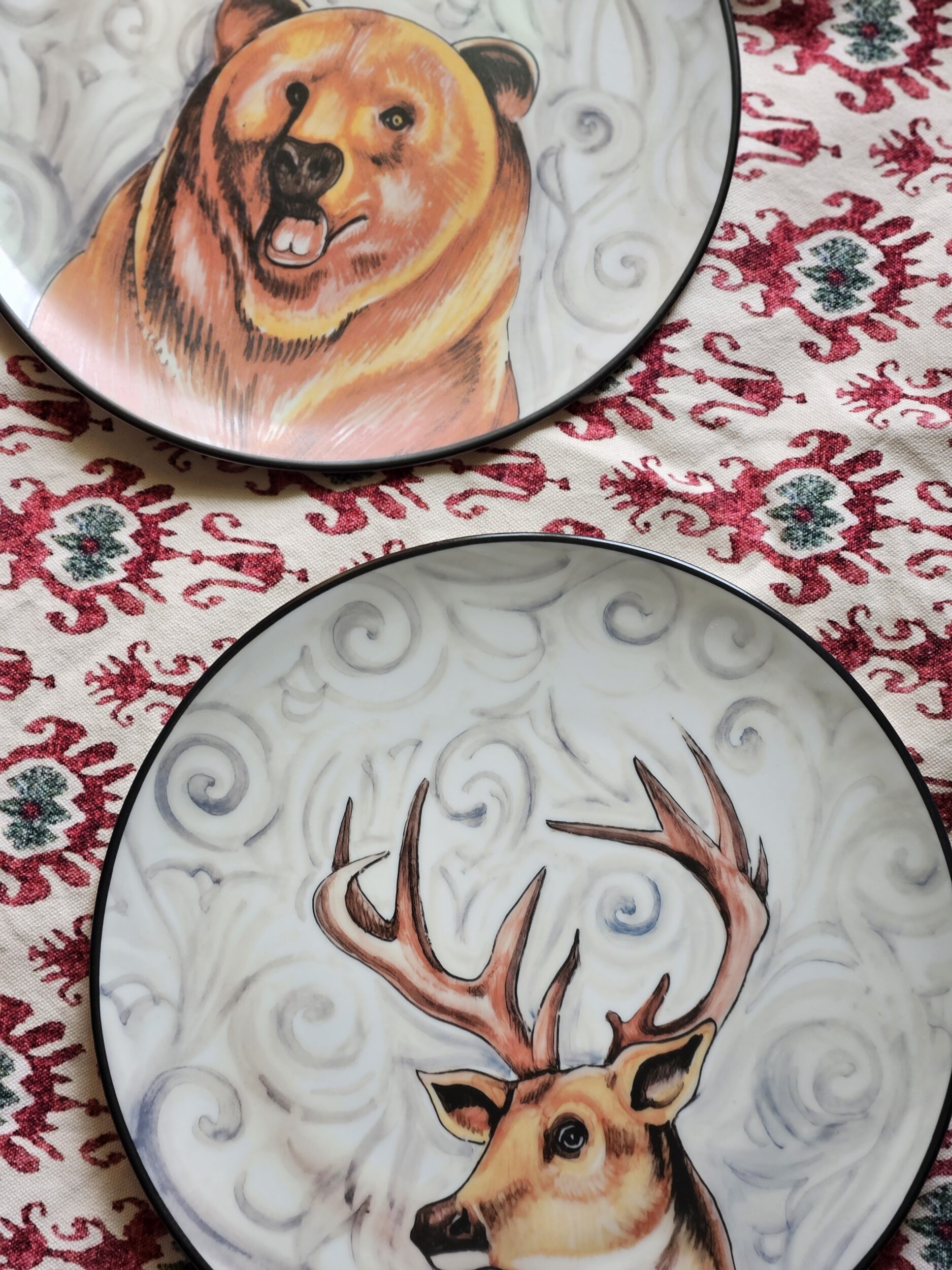les-ottomans-menagerie-d-hiver-porzellanteller-set-2 image 3