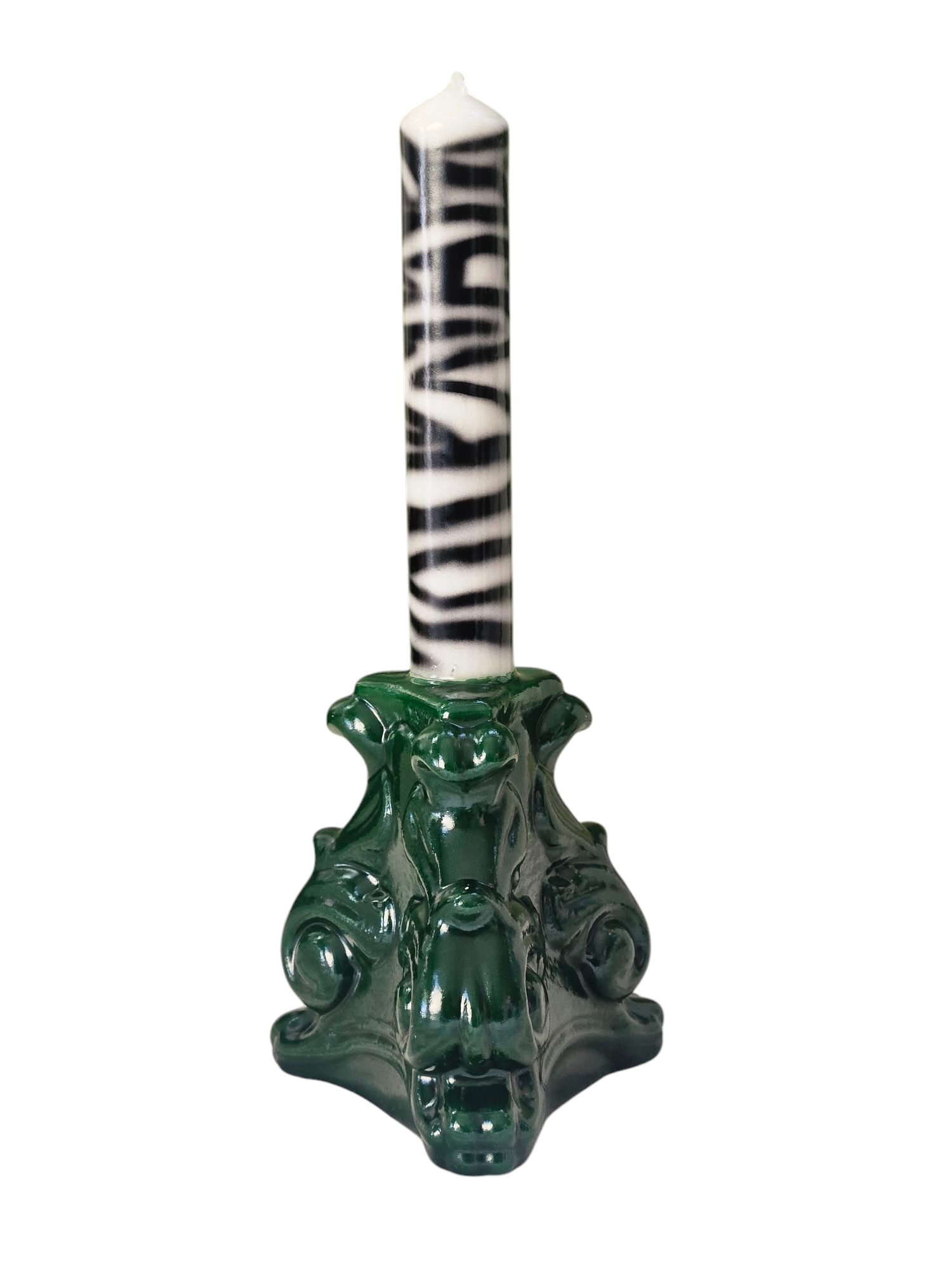 les-ottomans-zebra-kerzenst-nder-handbemalt image 1