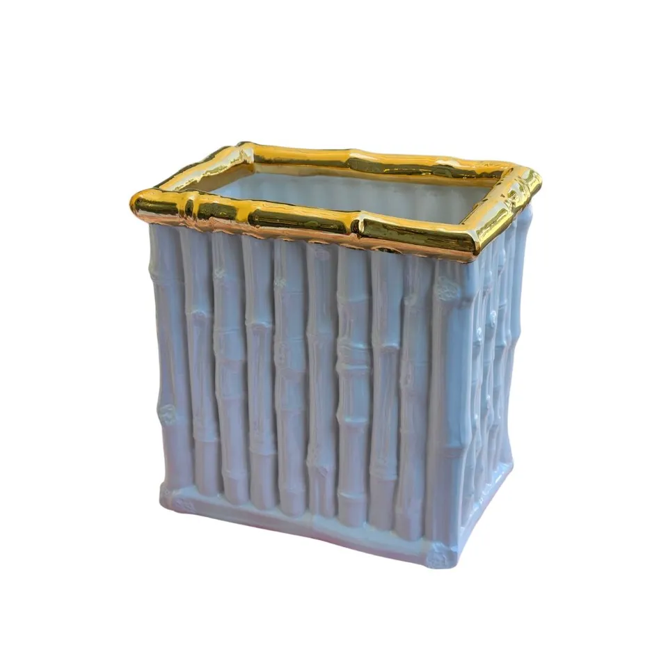 les-ottomans-bamboo-dose-aus-handbemalter-keramik image 1