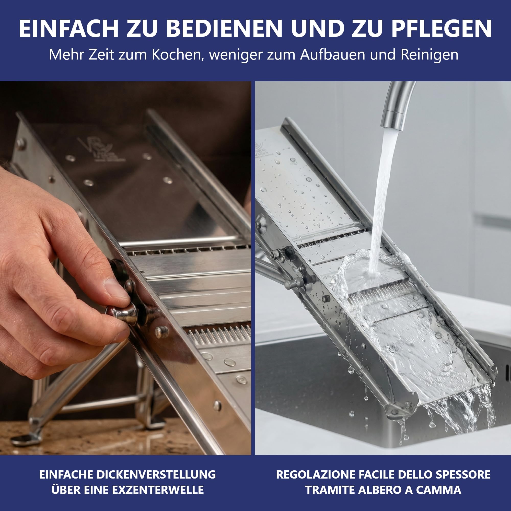 louis-tellier-edelstahl-mandoline-mit-schlitten-25-x-12-x-7-cm-3-10-mm image 7