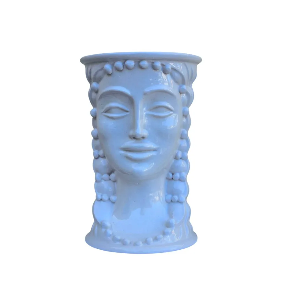 les-ottomans-skulptur-vase-keramik-02-gesicht-deko-vase-wei image 1