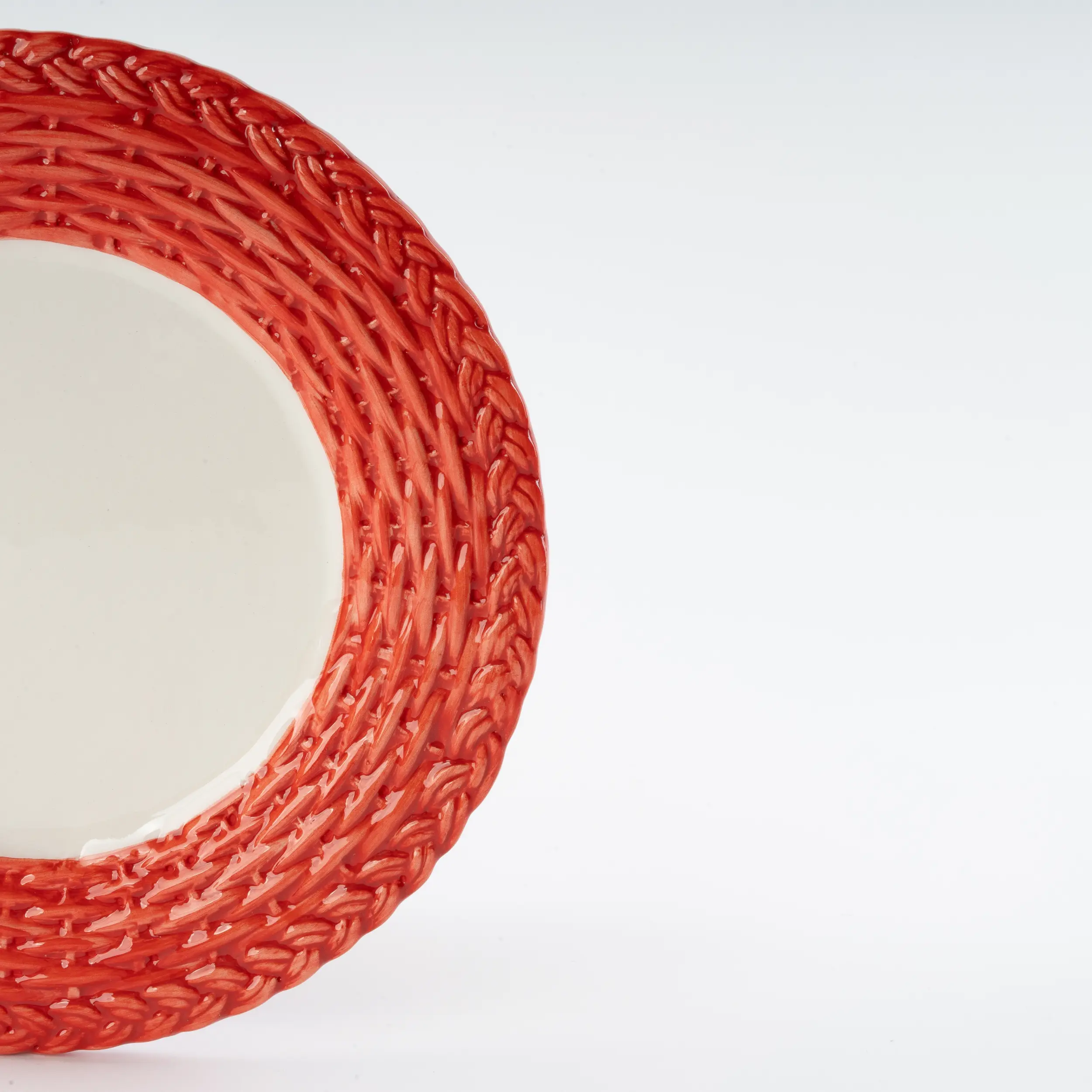 les-ottomans-wicker-dessertteller-keramik-handbemalt image 3