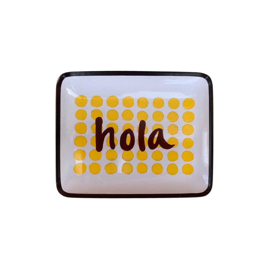 les-ottomans-hola-vide-poche-schale-aus-handbemaltem-eisen image 1