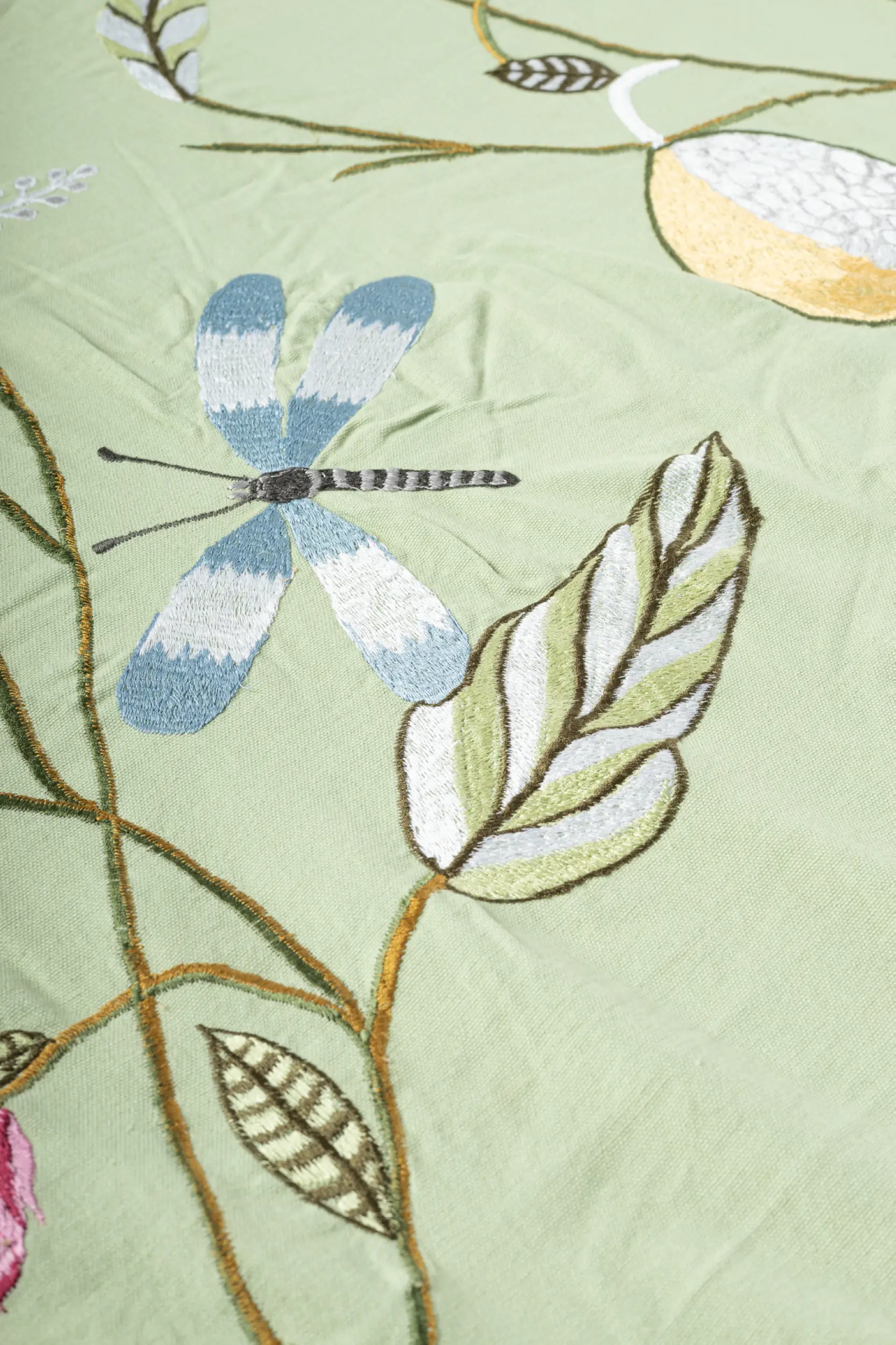 les-ottomans-ebt16-tischdecke-baumwolle-mit-blumenstickerei image 3