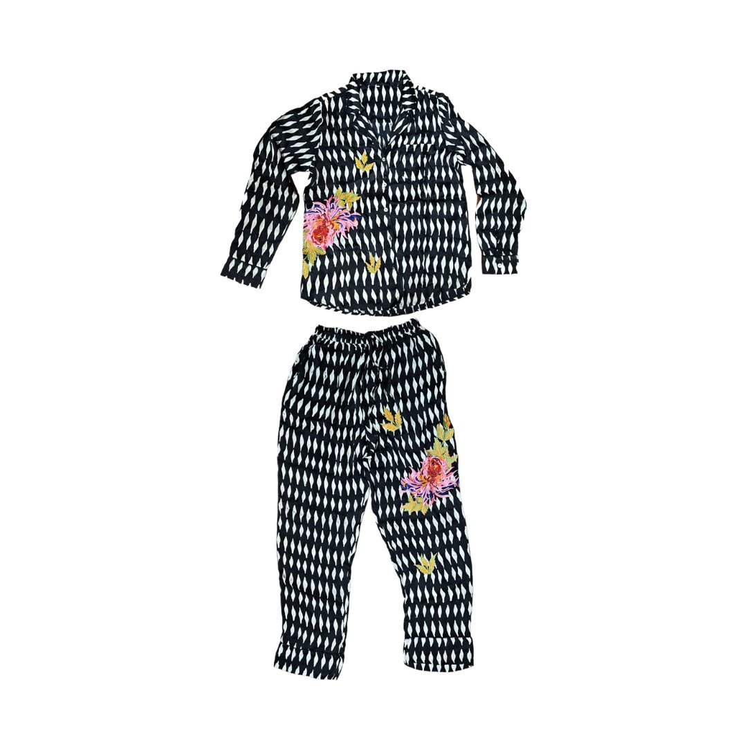 les-ottomans-pigiama-ricamato-pj10-pyjama-set-2-teilig image 1