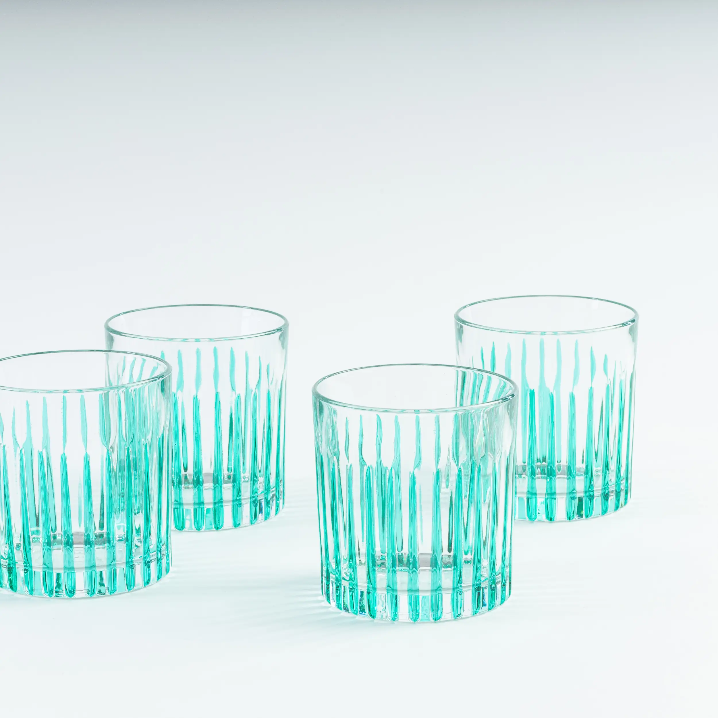 les-ottomans-tumbler-set-4tlg-aus-kristall-handbemalt-turchese image 3