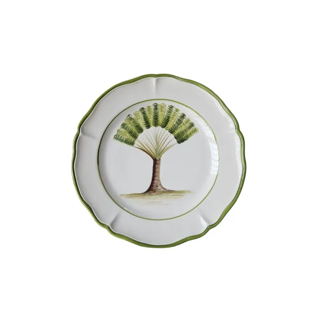 les-ottomans-ttr04-desserteller-keramik-mit-baum-motiv-handbemalt image 1
