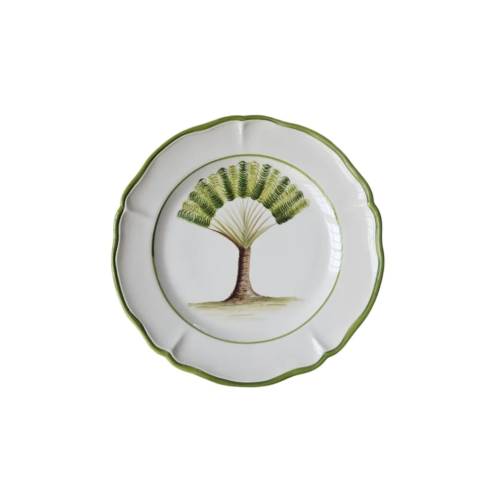 les-ottomans-ttr04-desserteller-keramik-mit-baum-motiv-handbemalt image 1