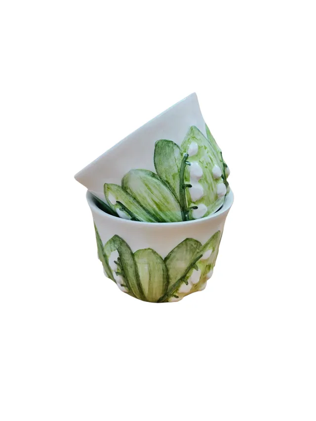 les-ottomans-lily-of-the-valley-tazzine-piccole-espressotassen-2er-set-handbemal image 1