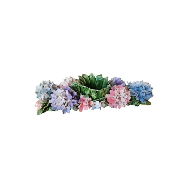 les-ottomans-ortensia-centerpiece-hortensie-aus-handbemalter-keramik image 1