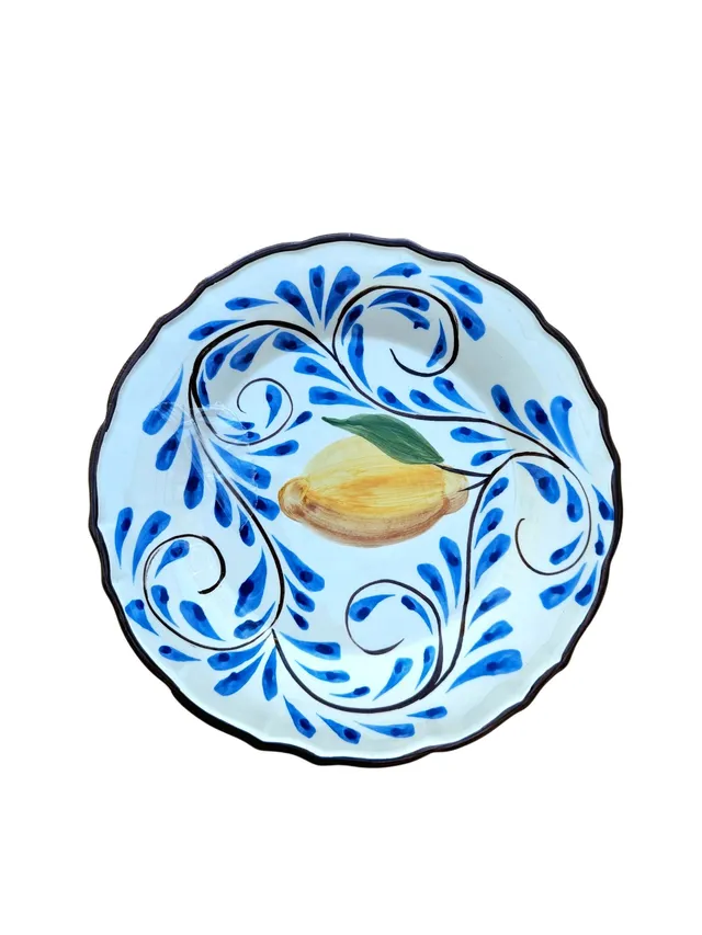 les-ottomans-positano-poc01-dessertteller-keramik-zitrone image 1