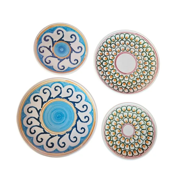 les-ottomans-handbemalte-keramikteller-set-4-st-ck image 1