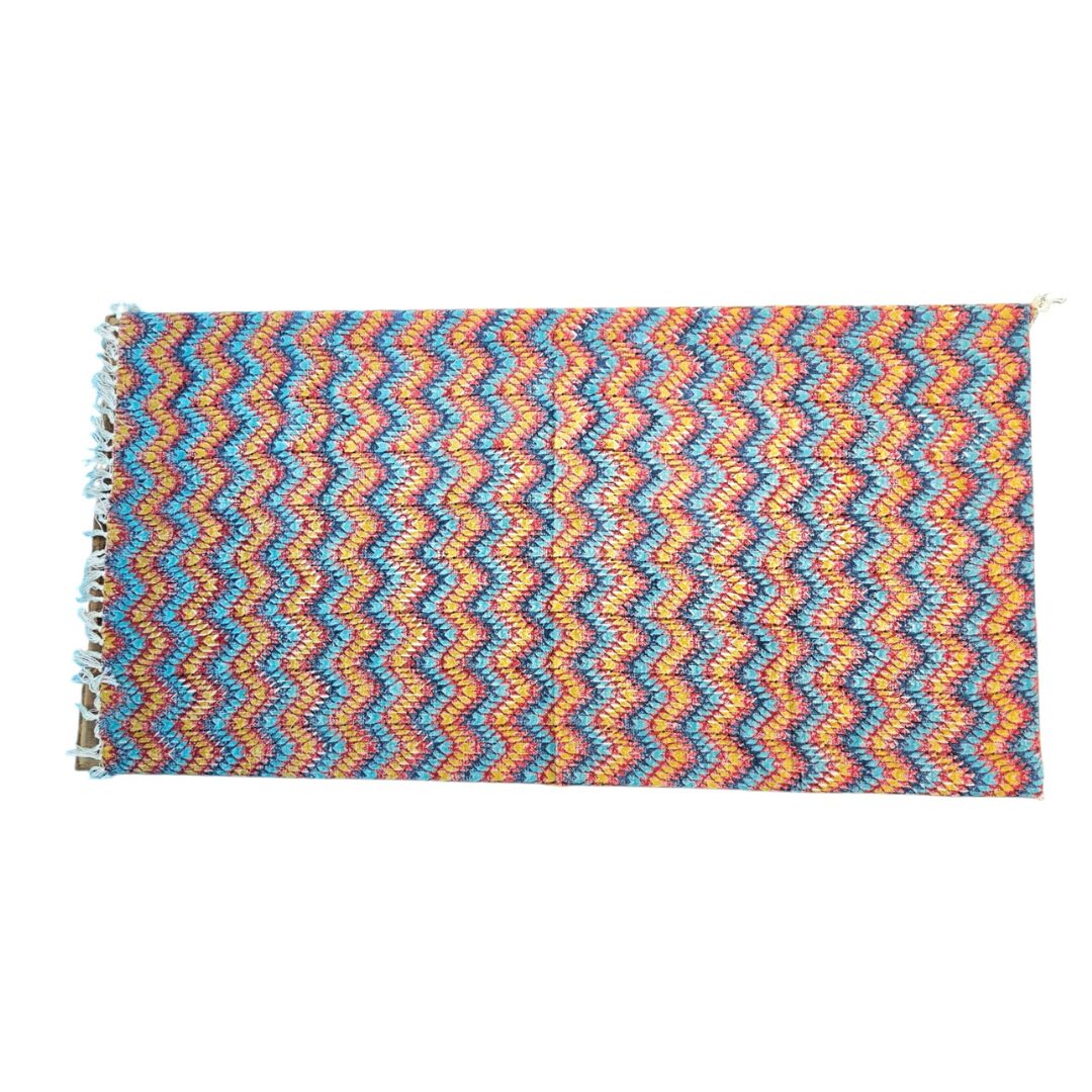les-ottomans-plaid-stampato-baumwolldecke-mit-quasten image 1