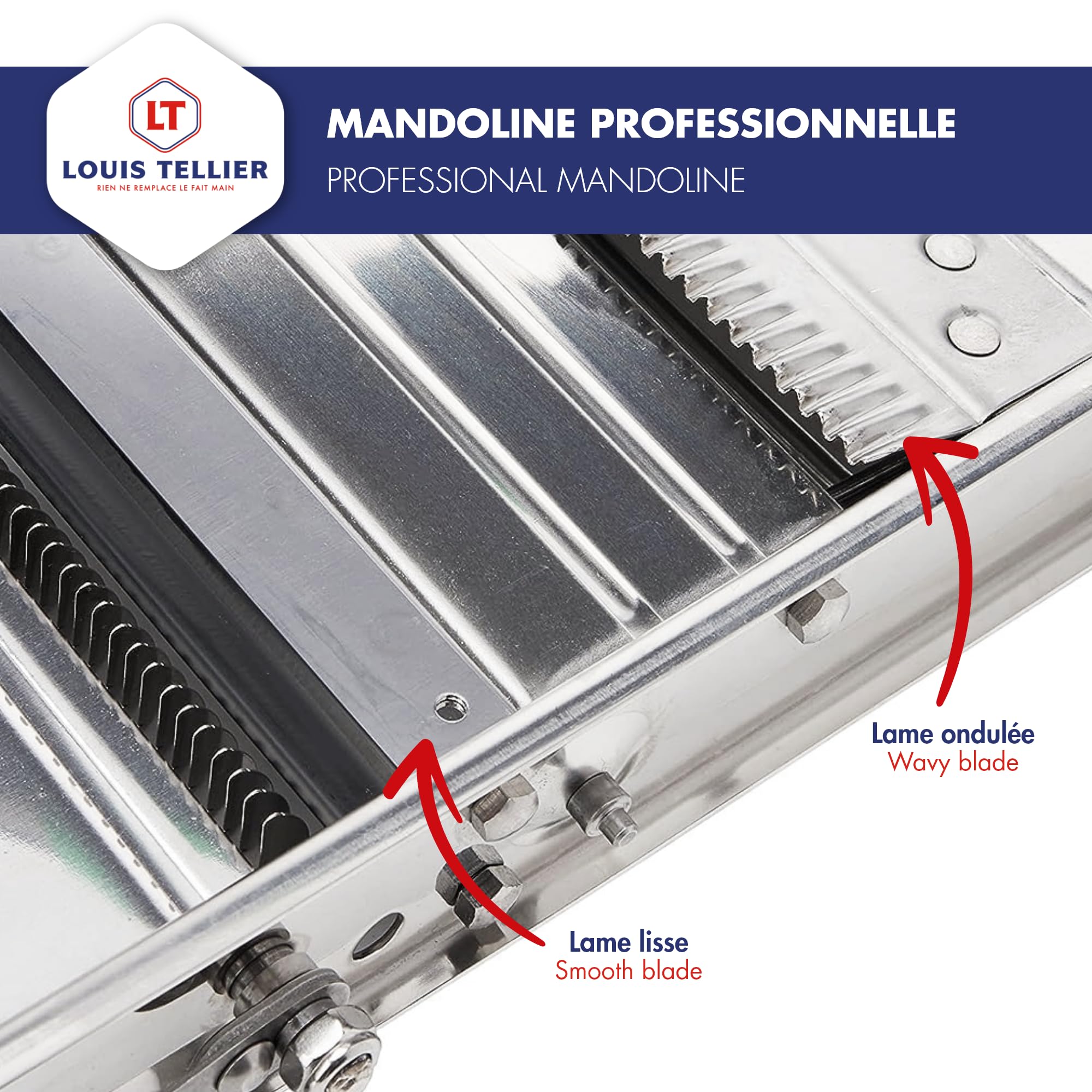 louis-tellier-bron-coucke-mandoline-edelstahl-profi-verstellbar image 3