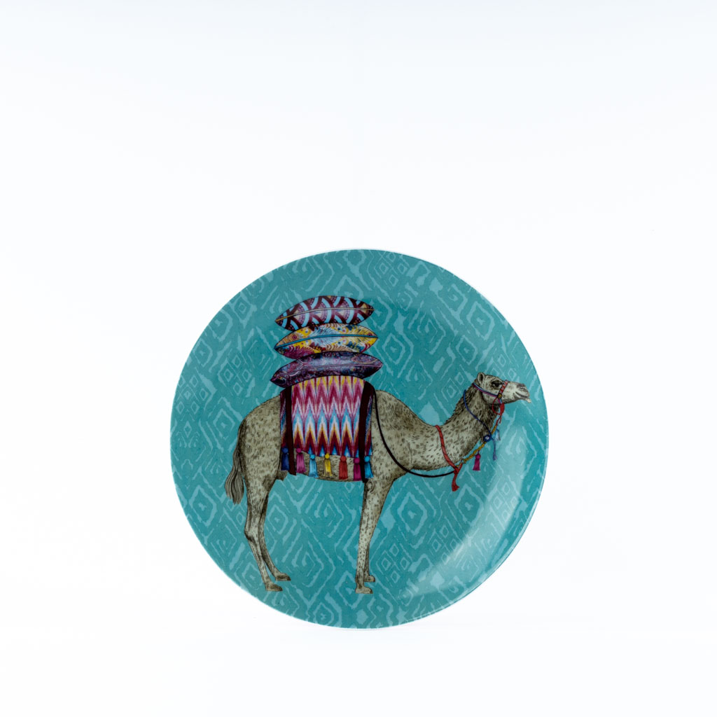 les-ottomans-x-matthew-williamson-dessertteller-porzellan-camel image 1