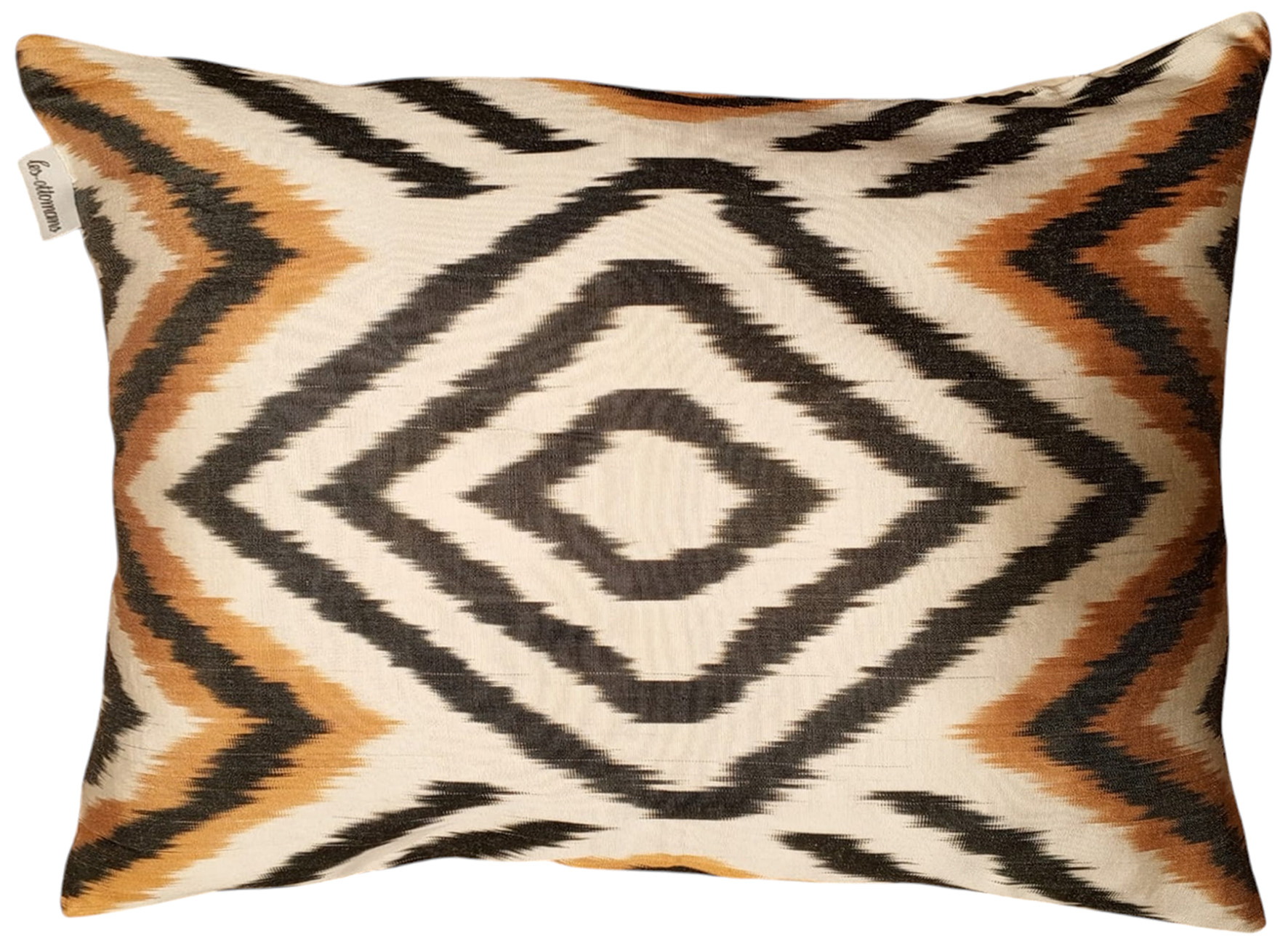 les-ottomans-s352-kissenbezug-seide-ikat-dekokissen image 1
