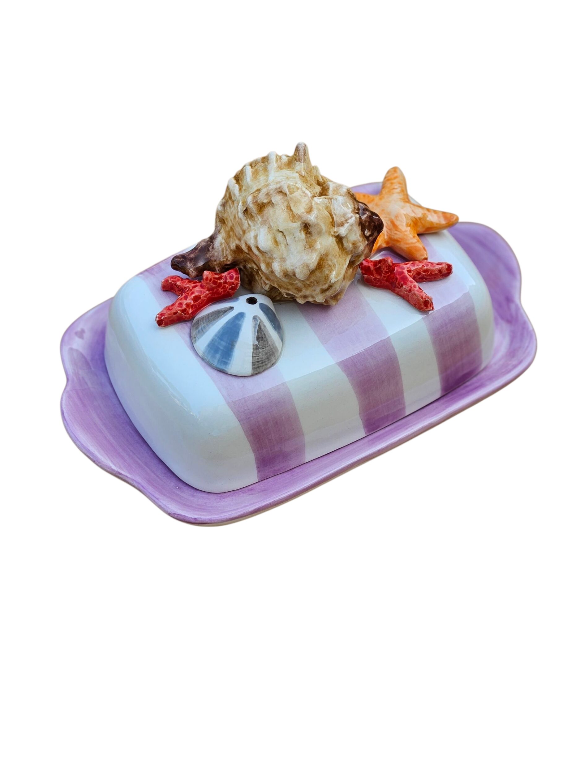 les-ottomans-bu07-butterdose-aus-keramik-handbemalt-made-in-italy image 1