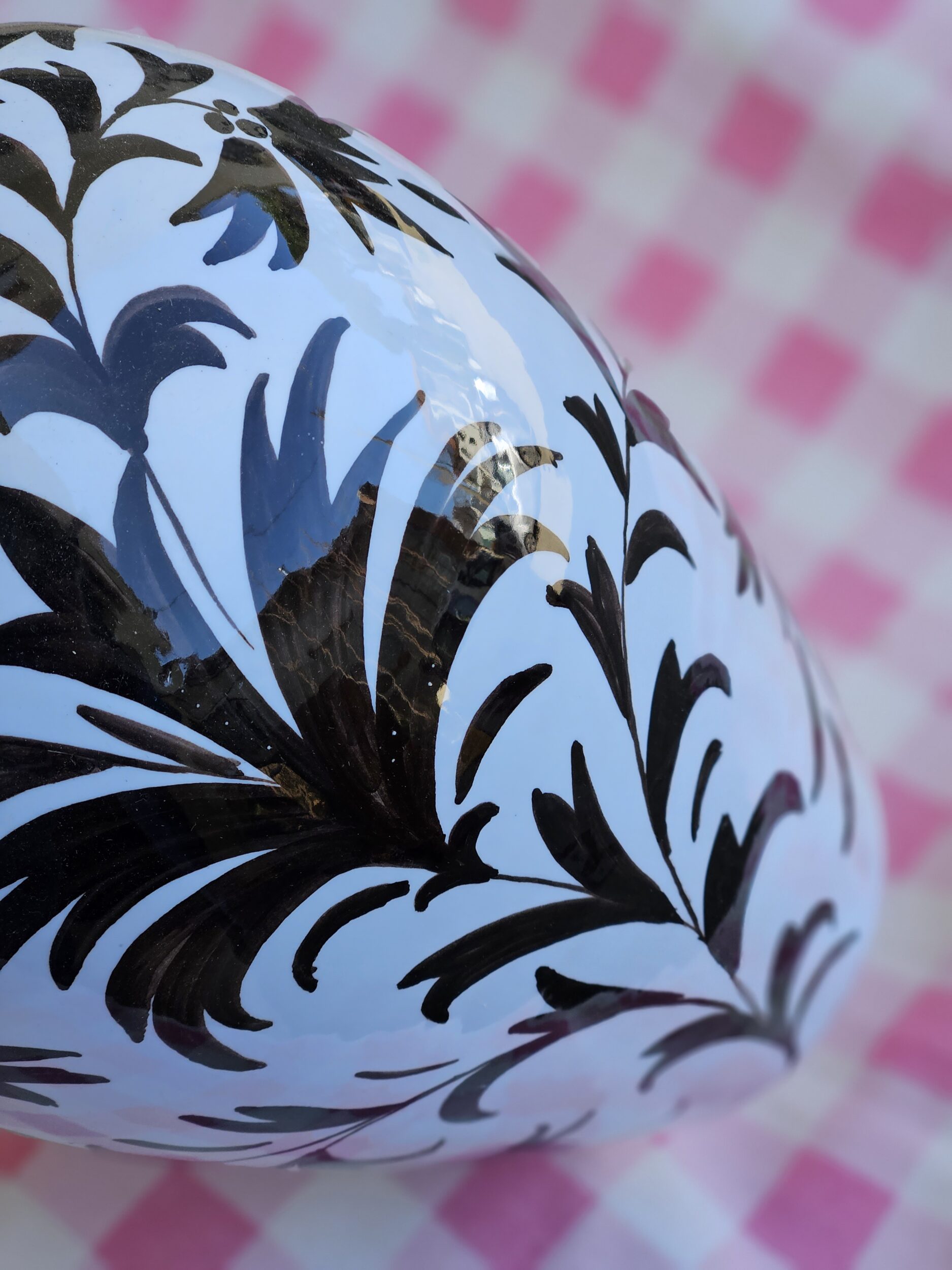 les-ottomans-vase-keramik-mit-handapplizierter-decalcomania image 2