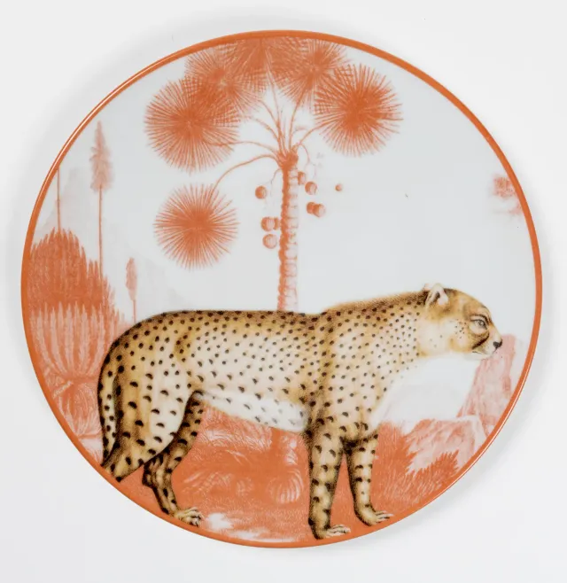 les-ottomans-la-menagerie-ottomane-dessertteller-porzellan-tropical image 1