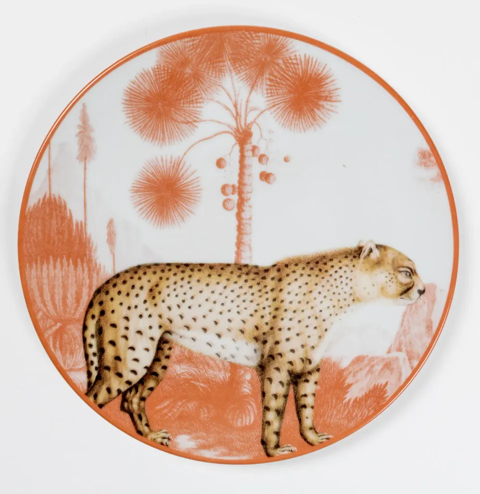 les-ottomans-la-menagerie-ottomane-dessertteller-porzellan-tropical image 1