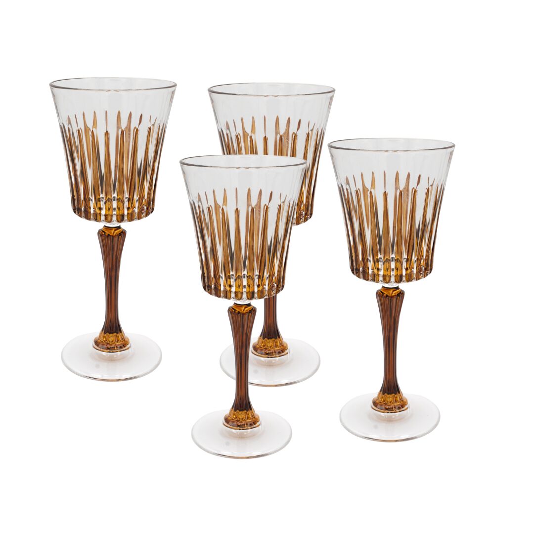 les-ottomans-weingl-ser-kristall-handbemalt-braun-set-4 image 1