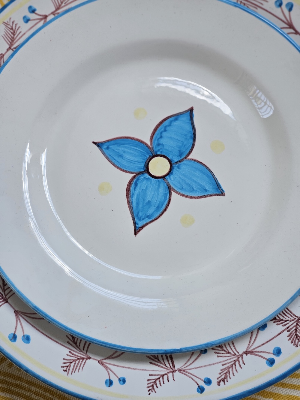 les-ottomans-teller-set-stella-floreale-keramik-2-teilig image 4