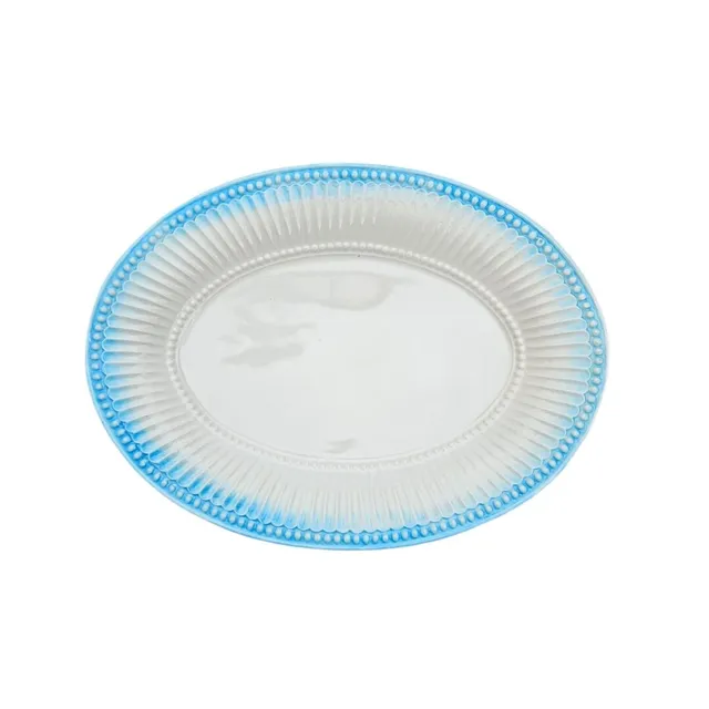 les-ottomans-tablett-geflochten-keramik-handbemalt image 1