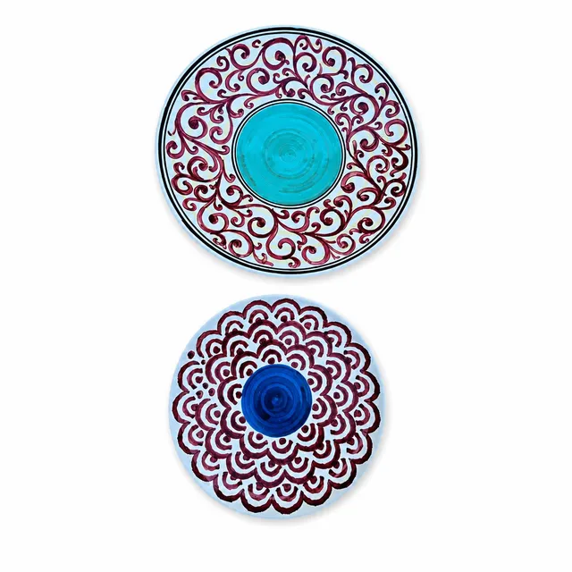 les-ottomans-calta-teller-aus-handbemalter-keramik-set-2 image 1