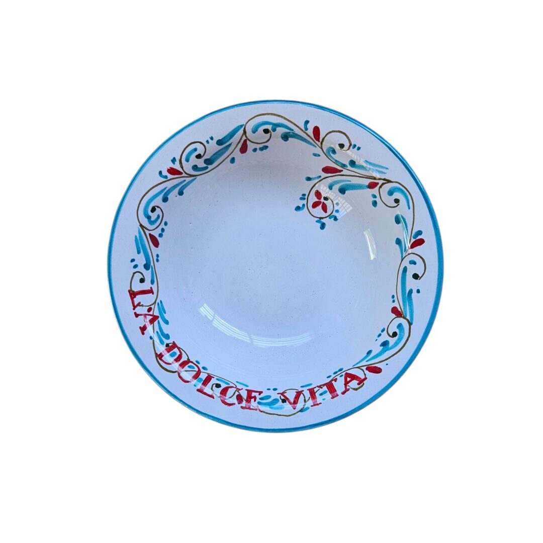 les-ottomans-dessertteller-la-dolce-vita-keramik-handbemalt image 1