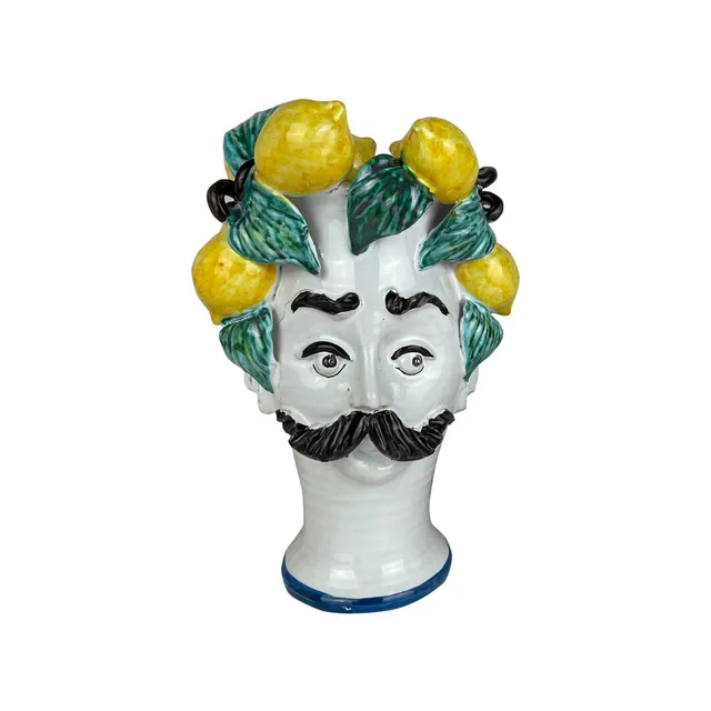 les-ottomans-sicily-sculpture-scu11-keramikvase-gesicht image 1