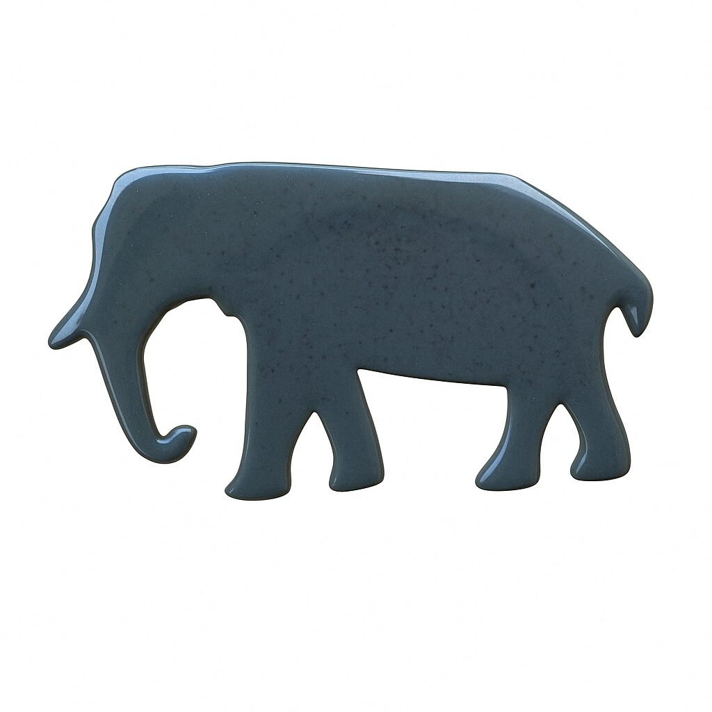 les-ottomans-menagerie-serviettenringe-elefant-aus-resin-2er-set image 1