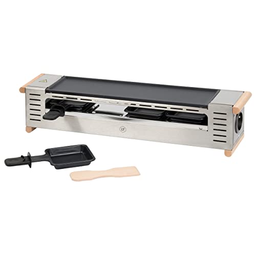 louis-tellier-profi-raclette-4-pf-nnchen-antihaft-600-w-edelstahl image 4